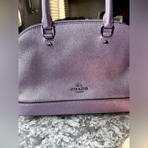 Purple Coach Purse